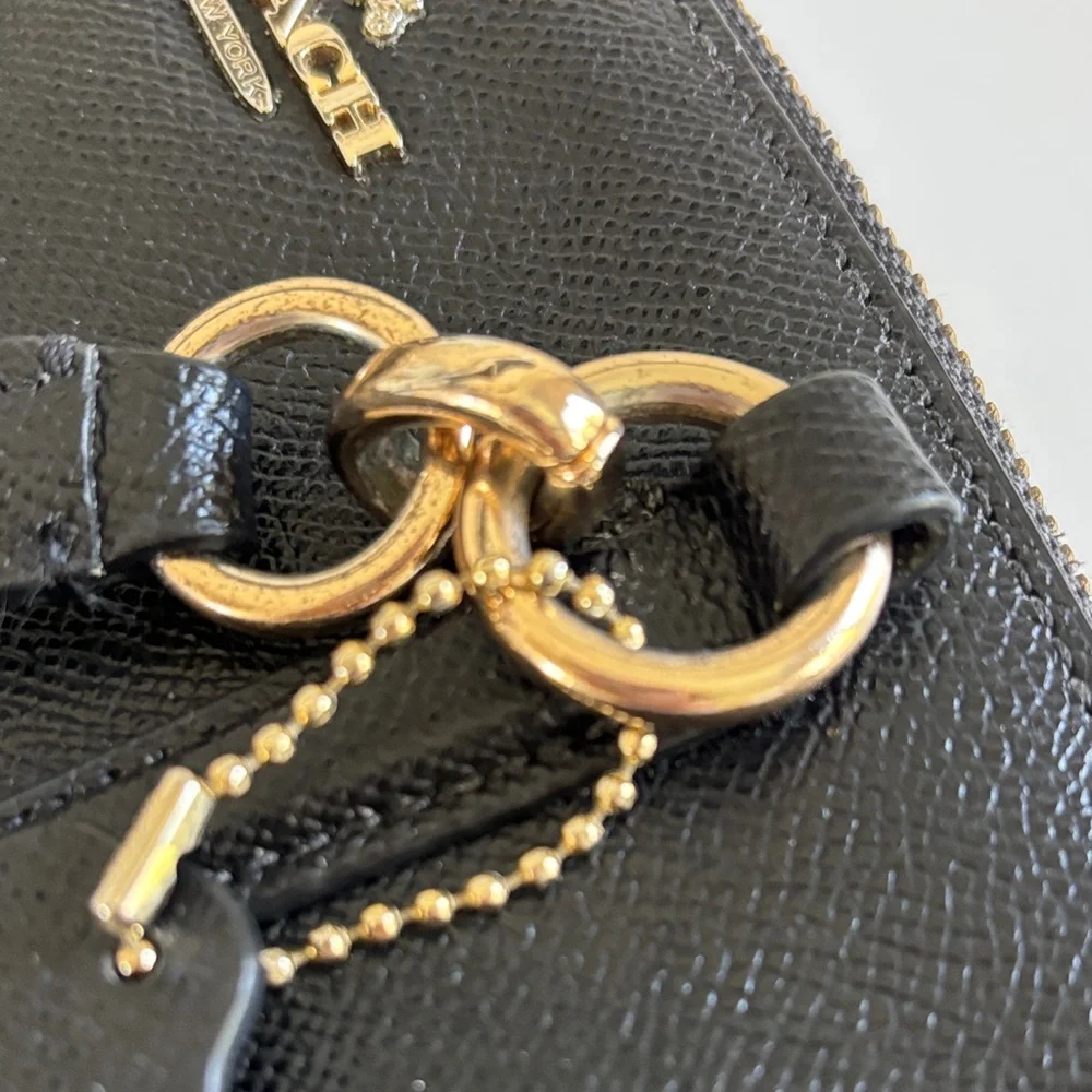 Coach Black Leather Mini Christie Carry‎ All Satchel / Crossbody